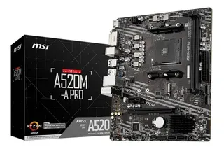 MSI A520M-A PRO BULK (AM4)	MOTHER