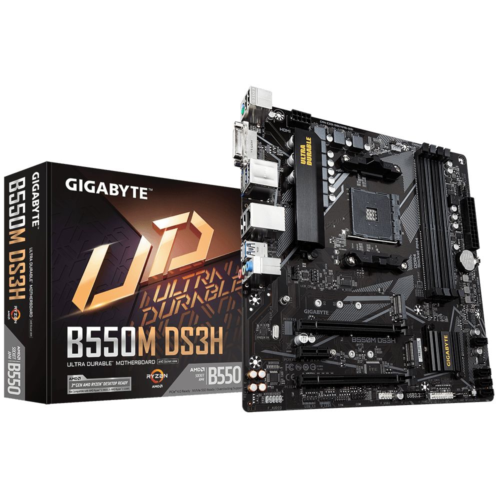 GIGABYTE B550M DS3H (AM4) MOTHER