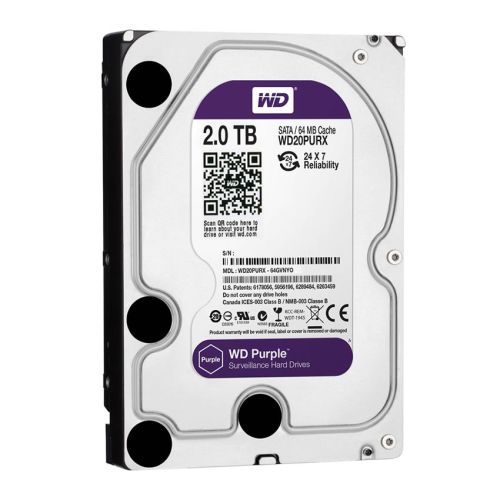DISCO RIGIDO 2TB SATA WD PURPLE VIGILANCIA