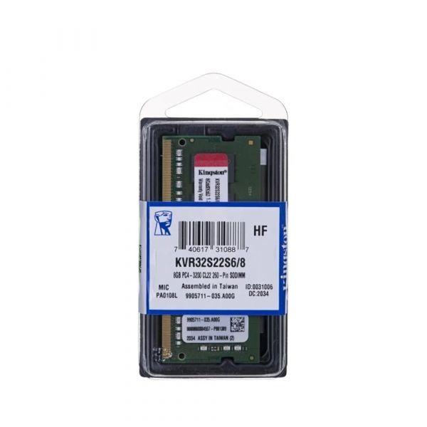 SODIMM DDR4 32GB 3200 KINGSTON CL22 Envios a todo el País