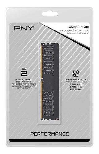 DDR4 4GB 2666 PNY PERFORMANCE MD4GSD42666-TB