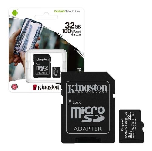 MICRO SD 32GB KINGSTON CANVAS C 10