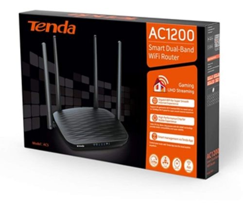 ROUTER WIFI TENDA AC5 AC1200 DUAL BAND