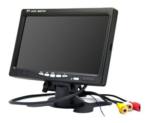PANTALLA 7 TFT LCD MONITOR TV PARA CAMARA DE SEGURIDAD  RCA