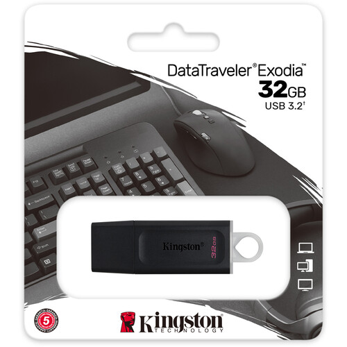 PEN DRIVE 32GB KINGSTON EXODIA 3.2