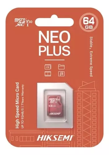 MICRO SD 512GB HIKSEMI NEO PLUS MODELO HS-TF-E1	