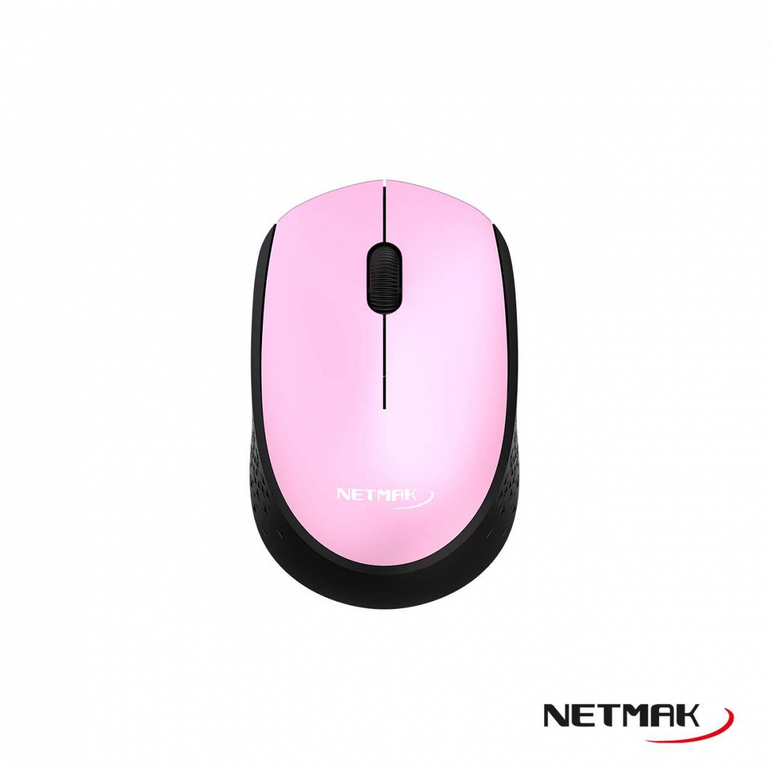 MOUSE NETMAK WS NM-M680 ROSA INALAMBRICO