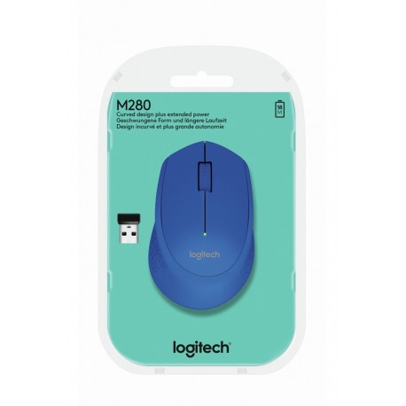 MOUSE LOGITECH M280 INALAMBRICO WS AZUL