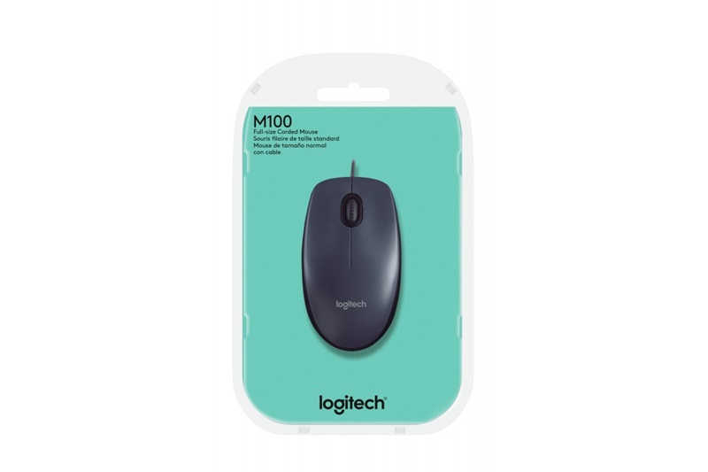 MOUSE LOGITECH M100 USB NEGRO