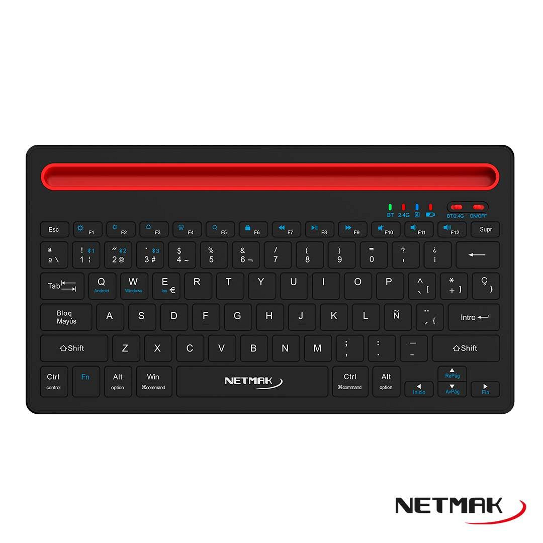 TECLADO NETMAK BLUETOOTH 5.0 NM-KB650 