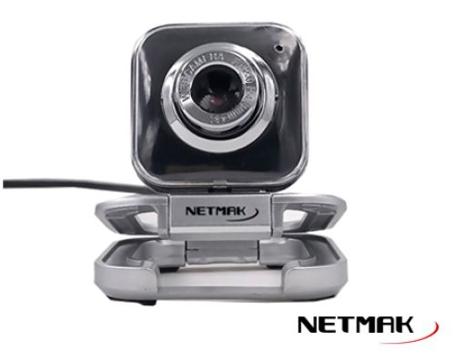 WEBCAM NETMAK NM-WEB01 480P CON MICROFONO SLIM PLEGABLE