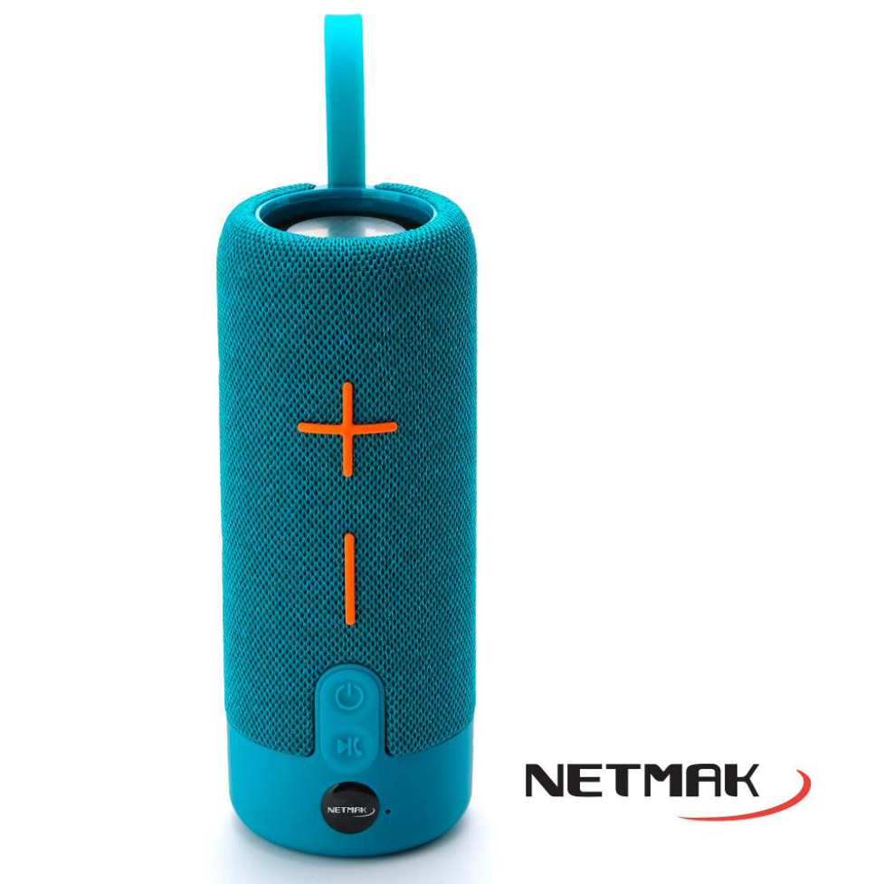 Parlante Bluetooth 5.0 Netmak 10W (NM-UP-N) Naranja