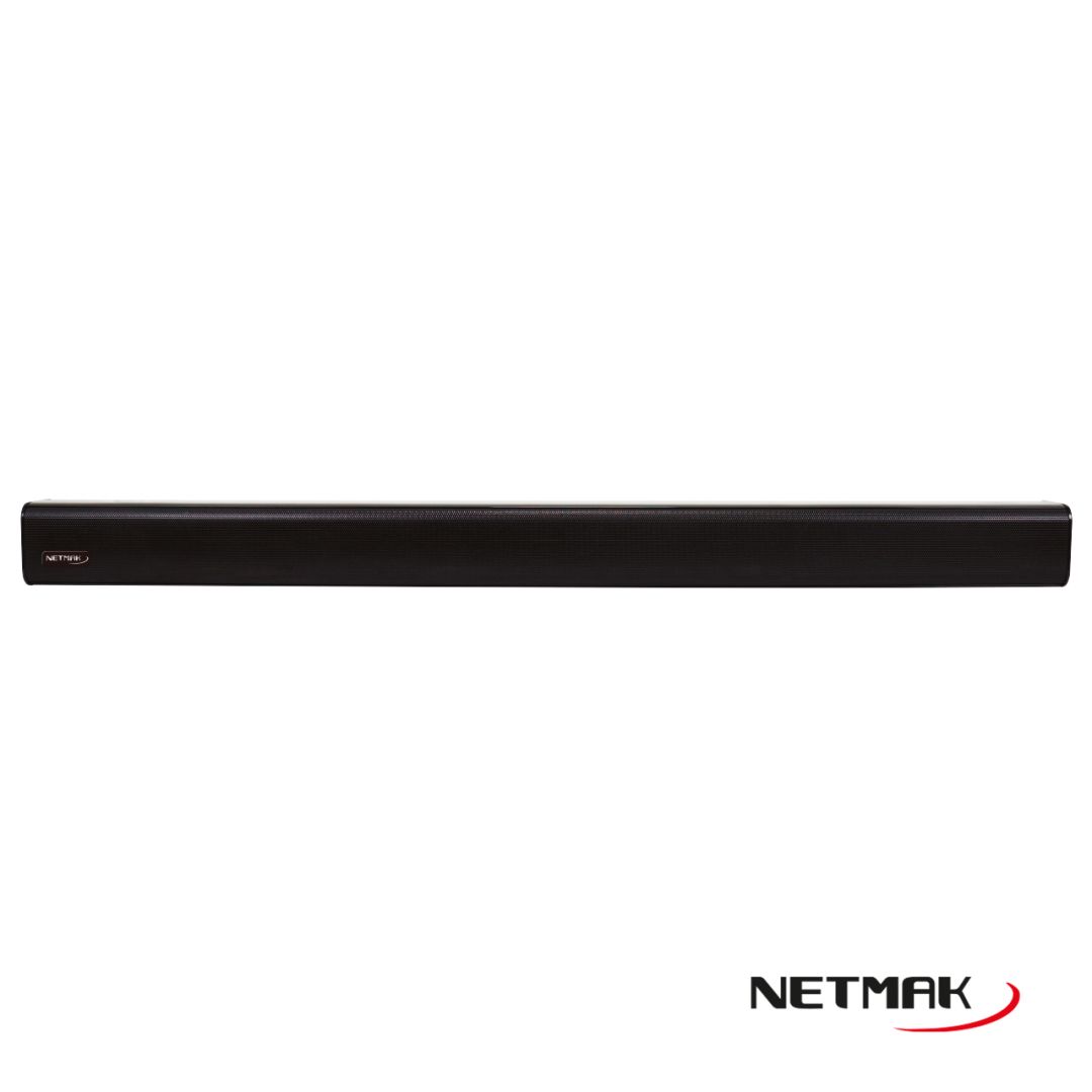 PARLANTE BARRA DE SONIDO NETMAK NM-SYNPHONY 30W BLUETOOTH | CONTROL REMOTO | USB | AUX | BT | ENTRADA óPTICA