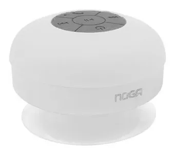 PARLANTE PORTATIL BLUETOOTH NOGA NG-P78 BLANCO DUCHA / PARED /RESISTENTE AGUA
