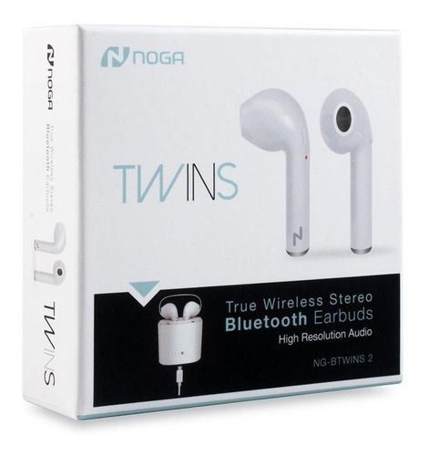 AURICULAR NOGA BT NG-BTWINS 2 BLANCO