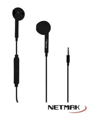 AURICULAR NETMAK NM-UR70 | NEGRO | URBAN STYLE | 1 Plug 