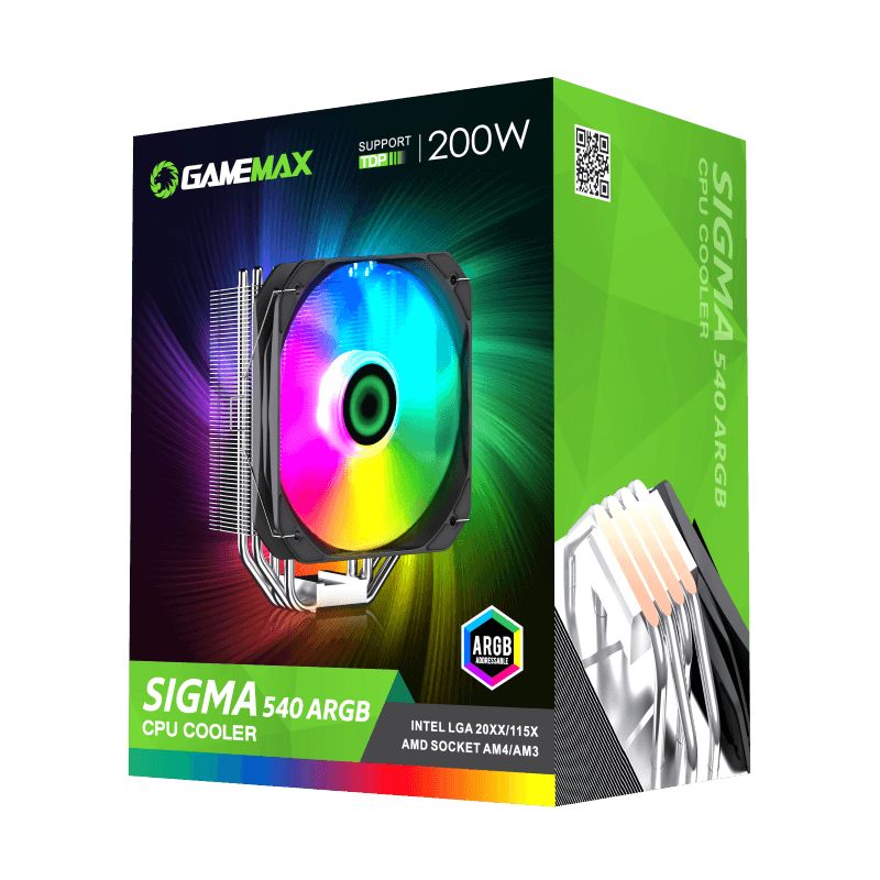 COOLER GAMEMAX SIGMA 540 INTEL LGA 20XX/115X AMD-AM4/AM3 200W	