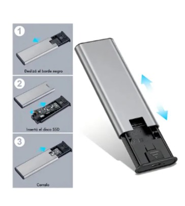COFRE NOGA SSD M2 NVME USB 3.0 TIPO C NG-SSD1	