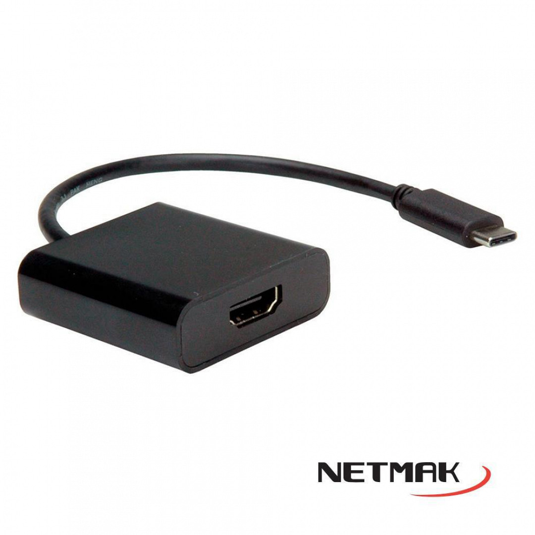 ADAPTADOR TIPO C (M) A HDMI (H) NM-TC66 NETMAK	