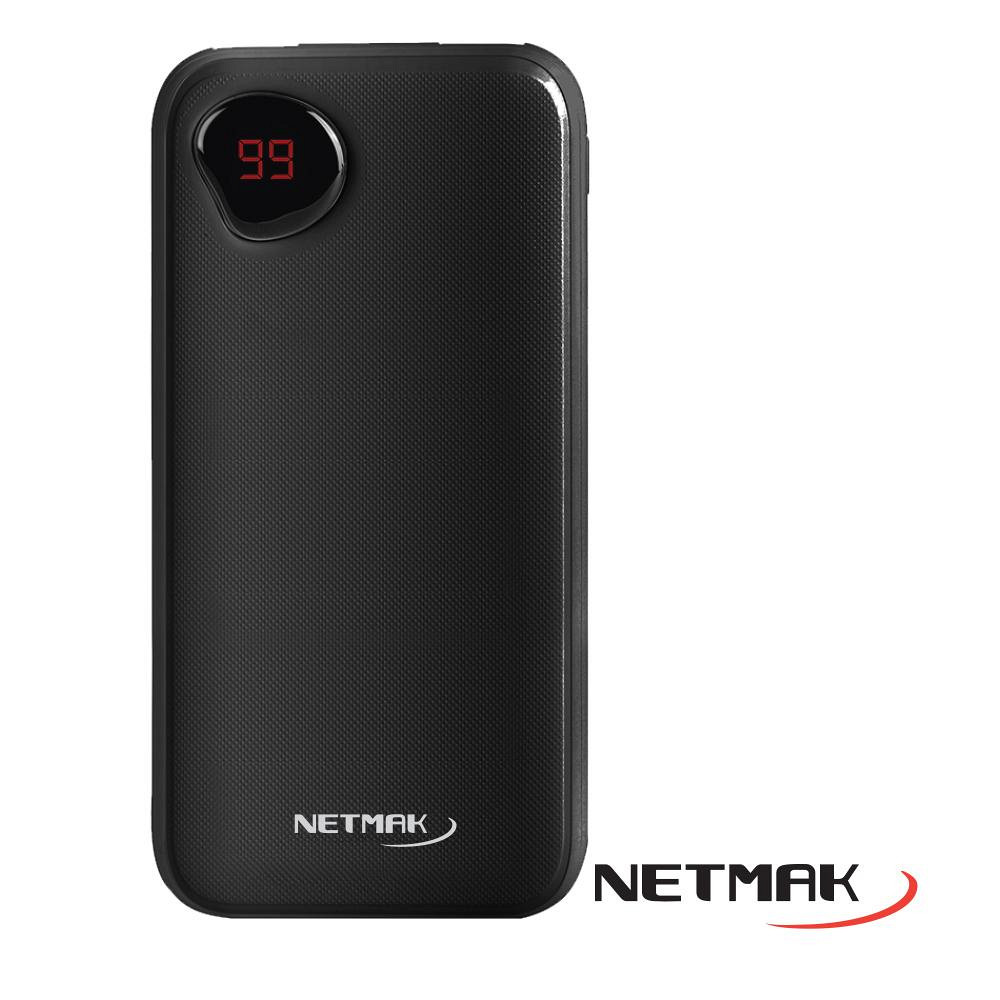POWER BANK NETMAK 10000MAH NM-PB2 MICRO USB / TIPO C