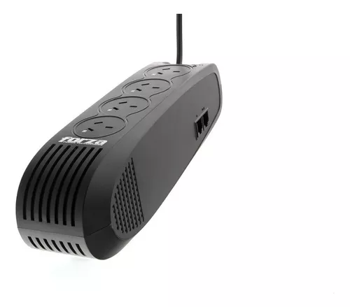 ESTABILIZADOR OUTLET 900VA FORZA FVR-902A 220V 4 TOMAS CON DETALLES