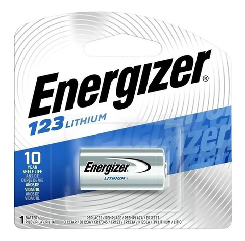 PILA ENERGIZER CR123 LITIO EL1
