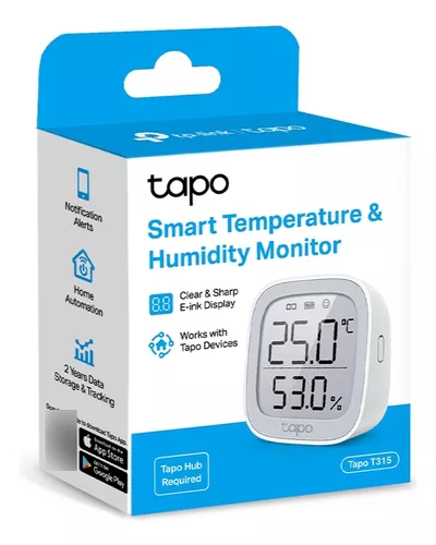 SENSOR TEMPERATURA Y HUMEDAD TP-LINK TAPO T315	