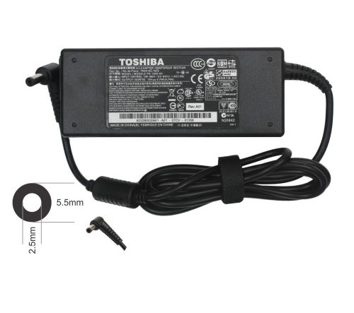CARGADOR NOTEBOOK TOSHIBA 5.5X2.5MM 90W 19V 4.74A