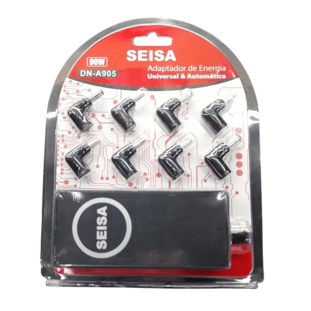 CARGADOR UNIVERSAL P/NOTEBOOK SEISA AUTOMATICO 90W DN-A905