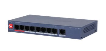 SWITCH DAHUA DH-CS4009-8ET1GT-110 |9 PUERTOS | 8 PUERTOS POE