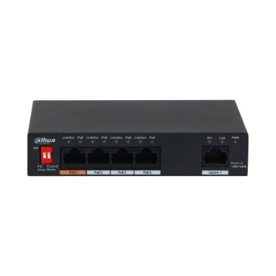 SWITCH DAHUA 4 PUERTOS DH-PFS3005-4ET-60-V2 | 4 POE | 5 PUERTOS LAN	