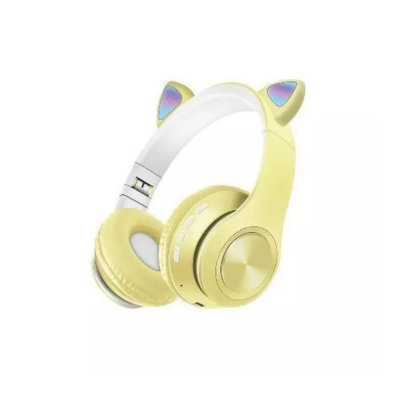  BLUETOOTH MIXOR P68M CAT EAR AMARILLO