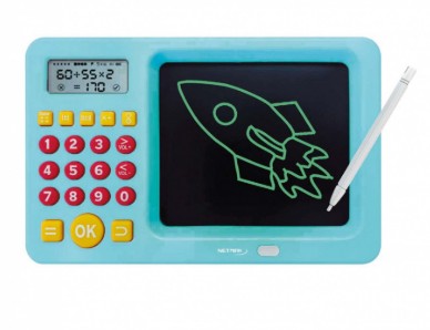 PIZARRA MAGICA NETMAK NM-PM103 AZUL CON CALCULADORA	