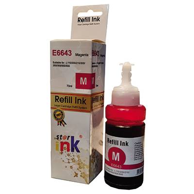 TINTA STAR INK 70ML PARA EPSON 6643 MAGENTA