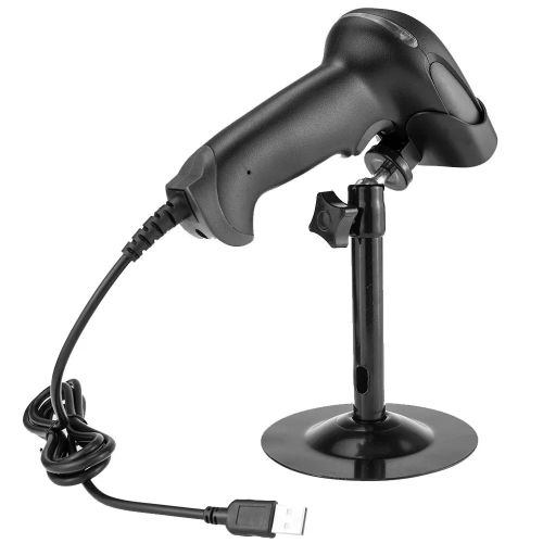 LECTOR CODIGO DE BARRA NM-LC401-S CON BASE NETMAK