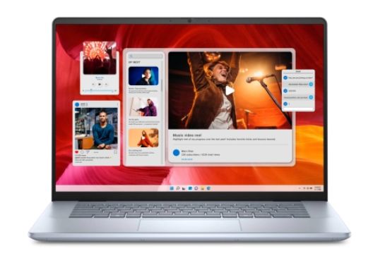  DELL PLUS CORE ULTRA 9 185H  | RAM 16GB DDR5 | SSD 512GB | PANTALLA 16 FHD+ TOUCHSCREEN | TECLADO US | INSPIRON 16 7640-YVW2G  | WIN  11 HOME | ICE BLUE 