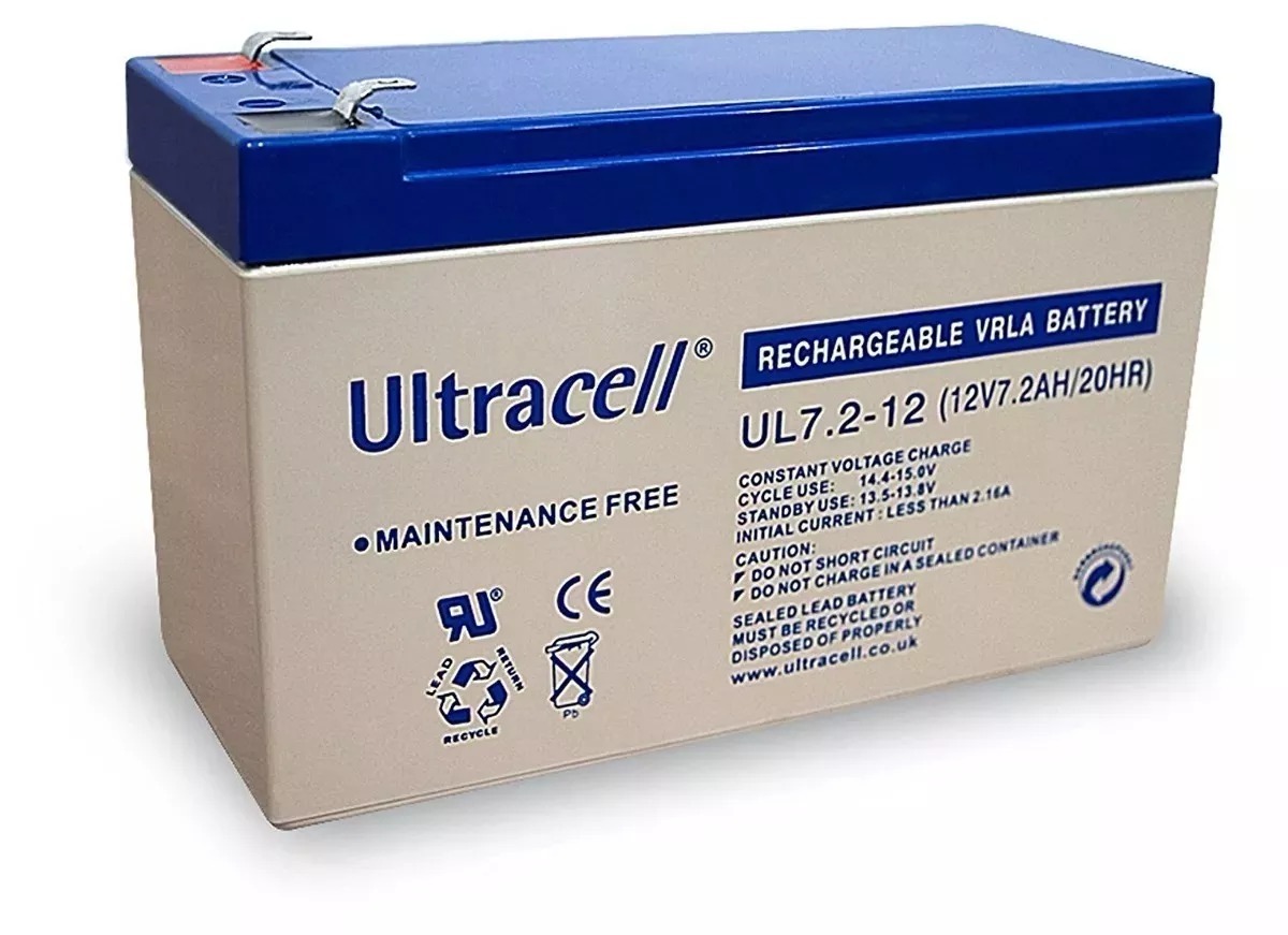 BATERIA ULTRACELL 12V 7A  ALARMAS/UPS