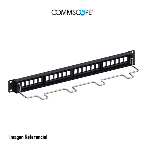 PATCH PANEL 24 PORTS COMMSCOPE DESCARGADA VACIA 760237040 PATCHERA
