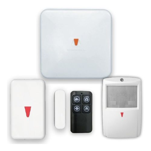 KIT ALARMA MARSHALL 4G - CONTROL REMOTO - SENSOR MAGNETICO INALAMBRICO - SENSOR MOVIMIENTO - PIR INALAMBRICO CON ROTULA - BATERIA - CHIP LTE - SIRENA EXTERIOR - FUENTE - CARTELERIA Y CALCOS