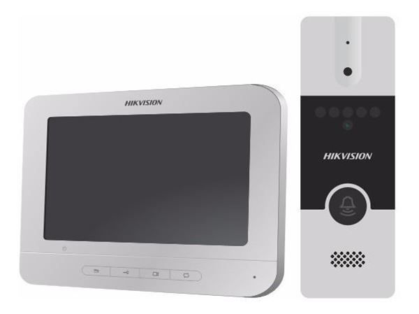 KIT PORTERO HIKVISION DS-KIS202T INCLUYE UNIDAD EXTERIOR DS-KB2411-IM Y PANTALLA INTERIOR DS-KH2220 - 5 METROS DE CABLE - ANALOGICO