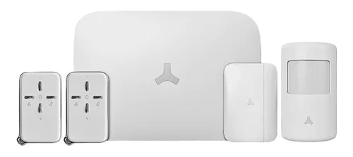 KIT ALARMA OUTLET INALAMBRICA WALA X1 DE 8 ZONAS- (6 INALAMBRICAS, 2 POR CABLE) - 2 CONTROLES REMOTO MULTIFUNCIONALES - 1 SENSOR WPIR 600 INFRAROJO - 1 SENSOR MAGNETICO WSM 300 - BATERIA INTERNA RECARGABLE - COMINICADOR GSM VIA SMS  DETALLE