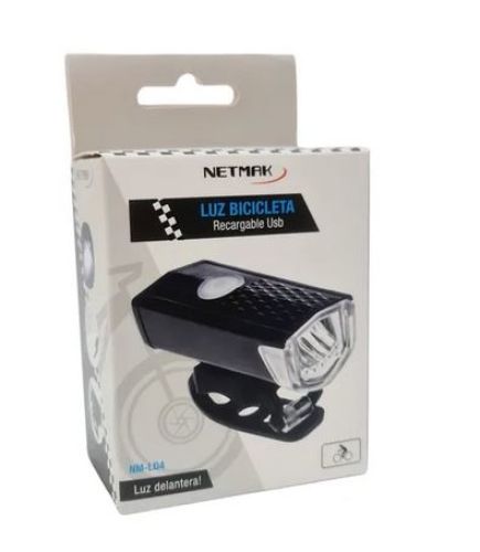 LUZ RECARGABLE PARA BICICLETA NM-LD4 LINTERNA FRONTAL