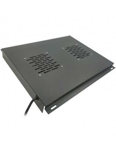 UNIDAD DE VENTILACION REGUVOLT 2 TURBOS RV-COLL-2U CF12038A2HS PARA RACK DE PIE	