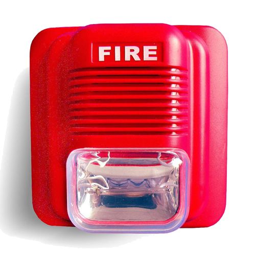 SIRENA INTERIOR FUE-414 INCENDIO ESTROBO PIEZOELECTRICA PARA ALARMA