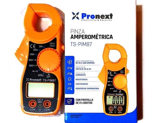 PINZA AMPEROMETRICA TS-PIM87 PRONEXT