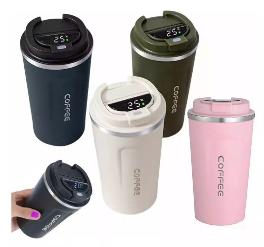 VASO TERMICO COPIA STANLEY 510ML CON SENSOR TEMPERATURA DIGITAL	